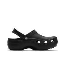 Crocs卡駱馳 Classic Platform Clog 雲朵 沙灘 厚底增高 透氣克駱格時尚休閒 洞洞鞋 4.1cm 女款 黑色 - 黑色 - 查看 2