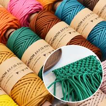 3mm/50m Braid Rope, Thick Polyester Cord For DIY Macrame, Plant Hangers & Crochet Projects - Multicolor - View 4