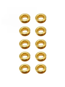 10個/包 金屬銅孔眼，鞋盒孔眼，廣告孔眼，銀色孔眼，托特包孔眼，防鏽鞋孔眼，全尺寸範圍，滿足您的需求 - 銅雙面氣眼扣 - 查看 12