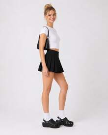 Crocs卡駱馳 Classic Platform Clog 雲朵 沙灘 厚底增高 透氣克駱格時尚休閒 洞洞鞋 4.1cm 女款 黑色 - 黑色 - 查看 6