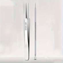 11/9/4/3/2/1pc Perlengkapan Alat Komedo dan Jerawat dengan Kotak Penyimpanan Portabel, Pinset Stainless Steel, Alat Ekstraksi Jerawat dan Noda untuk Perawatan Wajah. Tersedia Berbagai Pilihan Warna, Jumlah, dan Spesifikasi. - A - View 14