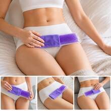 Reusable Hot/Cold Perineal Cooling Pad, Made Of Soft PVC Gel Beads, Ergonomic Rounded Edge Design, Smooth Texture, Soothing Design, Durable Material (Blue/Pink/Purple) - Multicolor - View 2