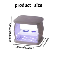 48W UV LED 快乾樹脂燈 38 顆燈珠 雙面 UV 燈 無需時間設定 可分開使用 大尺寸 UV 燈 適用於珠寶手工藝製作 - 灰色 - 查看 10