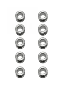 10個/包 金屬銅孔眼，鞋盒孔眼，廣告孔眼，銀色孔眼，托特包孔眼，防鏽鞋孔眼，全尺寸範圍，滿足您的需求 - 銅雙面氣眼扣 - 查看 17