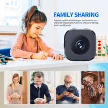 Cámara de Inteligente WiFi Inalámbrica para el Hogar de Alta Definición 200mAh - Multicolor - Ver 3