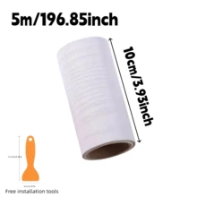 1pc 5m/196.85in Window Frame Renovation Decorative Strip, Wood Grain Thickened PVC Door Frame Decorative Strip, Window Frame, Window Sill, Baseboard Renovation Self-Adhesive Wallpaper - A - View 17