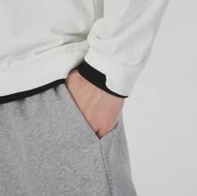 Pantalones deportivos de punto adidas para hombre, cómodos y suaves, de color liso y tiro medio, color gris. - Gris - Ver 5