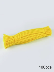 100-500支多色馬卡龍雪尼爾管毛手工DIY材料組，創意藝術手工活動用，大容量手工藝用品，適用創意禮品包裝與派對裝飾 - 多色 - 查看 20