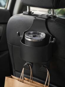 汽車座椅背多功能掛鉤，內建杯架、手機架，必備汽車配件 - A - 查看 1