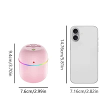1pc USB Aroma Lamp Humidifier, Suitable For Bedroom, Living Room, Office Desk, Car Humidifier, Lucky Colorful Car Diffuser, Atmosphere Lamp Humidifier With USB Mister, Aroma Mist - Multicolor - View 20