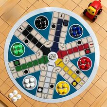 27 pièces Plateau de jeu 6 joueurs Grande taille 34cm/13,39 pouces - Comprend : 1 plateau de jeu rond, 24 dés 6 couleurs, 2 dés. Plateau de jeu de dés classique, convient pour 6 joueurs, avec pièces de jeu 6 couleurs - Soirée de jeu, Noël et Halloween - Échecs internationaux Piste rapide et plateau de jeu 6 joueurs - Plateau de jeu de dés classique avec pièces de jeu - Multicolore - Voir 7