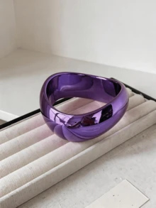 1 pieza Brazalete de moda asimétrico de geometría de colores - pulsera - Ver 4