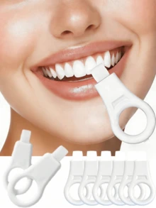 1/5/10/20 Disposable Nano Stain Removal Cotton Swabs - Suitable For Cleaning Coffee And Tea Stains; Essential Daily Oral Care Tool For Home And Travel, Dental, Teeth - 彩色 - 查看 7