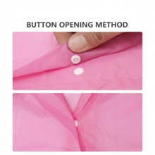 DeTODO Portable Waterproof Raincoat For Kids, Super Practical, Unisex And One Size - 薑色 - 查看 5