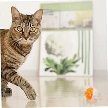 1pc/6pcs/10pcs/30pcs/40pcs Interactive Cat Toy Ball With Bell, Indoor Cat Rolling Hollow Ball, Fun Kitten Exercise And Self-Play Toy - Multicolor - View 5