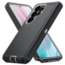 Untuk Casing Galaxy Rugged Series - Hitam, Pelindung Bumper Tahan Guncangan Tugas Berat Dua Lapisan dengan Port, Perlindungan Anti Debu/Gores untuk Ponsel Seri , Pria dan Wanita - Biru tua + merah muda terang - View 1