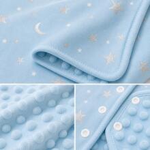 Baby Car Seat Cover, Baby Car Seat Sun Shade, Soft Breathable Baby Stroller Sun Cover - Blue Starry Sky - View 3