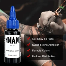 30ml (2pcs) Black Tattoo Ink, Rich Color, Can Be Freely Mixed And Matched. Suitable For Body Painting, Tattoo Design, DIY Tattoo And Tattoo Practice. - Black - View 2