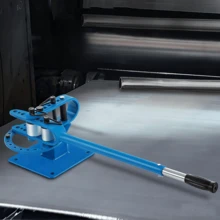 Pipe Bending Machine, Multi-Layer Pipe Bender YP-9 7 Dies 1"-3" Compact Desktop Manual Pipe Bender, Handle Length 44" - 1-3 Inches - View 9
