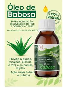 Kit 2 Oleo Babosa  2x60ml VL Cosmeticos - Babosa - Visão 3
