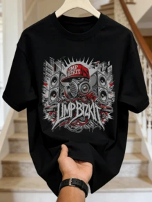 Men T-Shirts - Black - View 4