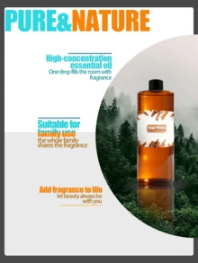 500ml Aromatherapy Essential Oil, Flameless Fragrance Refill Liquid (28% Concentration, Most Market Products Are 4%-6%), Suitable For Humidifiers, Reed Diffusers, Flameless Fragrance, Hotel Premium Flameless Aromatherapy Essential Oil Reed Fragrance Sticks, Long-Lasting Scent - Multicolor - View 4