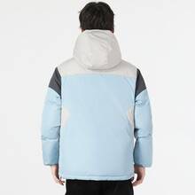 Adidas Originals Comfortable And Soft Reversible Warm Sports Jacket With 600 Fill Power Duck Down, Men's, Blue - Baby Blue - View 3