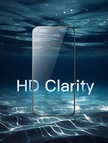 2片裝全螢幕鋼化玻璃螢幕保護貼，相容 iPhone 17/16/15/14/13/12/11 Pro Max/Plus/Mini/XR/XS Max，9H 硬度防刮防碎 高清透明 黑邊全覆蓋保護膜 - 透明-black border - View 7