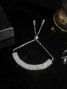 1pc Fashion Versatile Women's Jewelry Pull-Out Bracelet - Luxurious Women's Charm Jewelry, Suitable For Daily And Party Wear - Multicolor - View 6