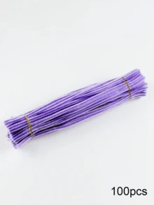100-500支多色馬卡龍雪尼爾管毛手工DIY材料組，創意藝術手工活動用，大容量手工藝用品，適用創意禮品包裝與派對裝飾 - 多色 - 查看 16