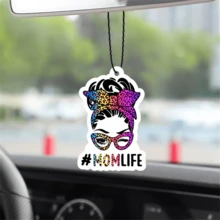 'Momlife'汽車香氛吊飾－車用後視鏡掛飾香氛片 汽車室內裝飾 適合送給朋友/妻子的禮物 - A - 查看 5