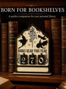 1pc Wooden Reading Counter Pendant, Fun Bookshelf Decor, Personalized Book Reading Tracker, Annual Reading Volume Counter, Library Decor, Bookshelf Decor Book Tracker Sign, Reader Gift, Bookworm Enthusiast Gift, Book Lover Christmas Gift - Counter - View 12