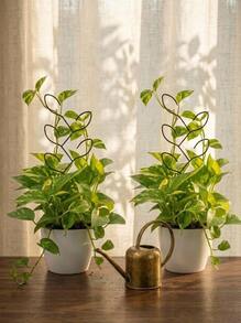 Cirelle 2pcs Plant Climbing Rack, Outdoor Potted Plant Support, Creative Flower Support, Vine Trellis, Plant Flower Holder - Multicolor - View 6