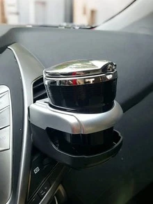 Universal Car Air Vent Cup Holder, Adjustable Noise-Free Beverage Holder, Suitable For Coffee, Water Bottles And Ashtrays, Stable Car Beverage Storage Rack, Suitable For Sedans, Trucks And SUVs - A - View 4