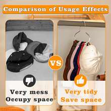 1pc/2pcs Hat Storage Rack, Hanging Closet Hat Organizer, Space-Saving Multifunctional Baseball Cap Display Rack, Behind Door Closet Storage Rack, Wardrobe Organizer, Home Decor Closet Accessory, Bedroom Dorm Essential - View 5