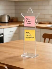 Detachable Transparent Acrylic Memo Board And Stand, Suitable For Computer Screen, Message Board And Office Desk, Two Colors Available, Back To School Season - Multicolor - View 6