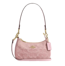Coach Women's Teri Mini Crossbody Bag - 淺粉紅牛仔布 - 查看 10