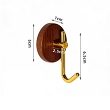 1PC/2PCS/3PCS Door Hanging Hooks With Adhesive, No Drilling Required To Hang Clothes, Adhesive Hooks, Towel Rack, Bedroom Wall Decor, Clothes Hanger, Hooks, Wall Hanging Key Rack, Key Hooks, Adhesive Hooks, Kitchen Accessories, Bathroom Hooks - View 17