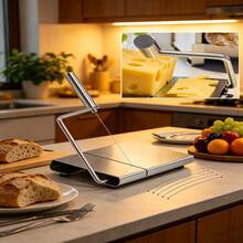 Board With Cutting Handle Cheese Slicer Butter Cutter Stainless Steel + 6 Wires - 1 - View 3