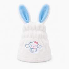 MINISO Sanrio 1件裝兔耳毛絨洗髮帽，可愛卡通超吸水快乾髮巾，柔軟洗浴頭巾帽，適用於淋浴、SPA、旅行、居家 - 彩色 - 查看 8