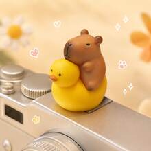 Cute Capybara Camera Hot Shoe Cover, Silicone Hot Shoe Protector Cap, Dustproof Camera Accessory For DSLR Mirrorless Cameras - View 4