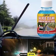 GKW 高級玻璃擋風玻璃清洗液,1:100 比例濃縮液,適用於去除水漬、柏油和氧化,保持擋風玻璃無條紋 - 100ml - 查看 6