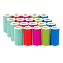 5/10/20Rolls Multicolored 57mm Self-Adhesive Mini Thermal Paper Roll, Inkless Printable Sticker Paper For Photos, Notes, Journaling, Home Office DIY Labeling - View 12