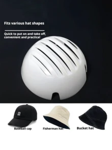 4pcs/1pc Baseball Cap Lining - Washable And Reusable Hat Shaper - Hat And Sports Cap Crown Support - Designed To Maintain Shape And Prevent Deformation - Multicolor - View 7