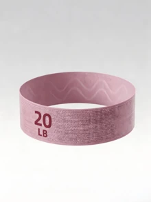 1pc Yoga Hip Resistance Band, Polyester Material High Elasticity, Unisex, Suitable For Hip Shaping Elastic Loop Home Gym Yoga Hip & Leg Training Fitness Sports Yoga Hip Band, Peach Pink Hip Resistance Elastic Band, Pilates Weight Loss Hip Round Fitness Band Fitness Accessories Yoga Stretching Band, Fitness Band, Training Band, Leg Resistance Band Set, Fitness, Muscle Training, Shaping - Multicolor - View 11