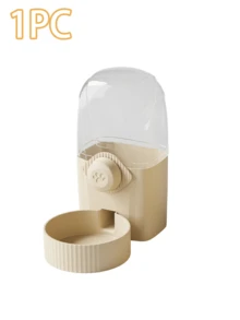 1pc Automatic Gravity Pet Water Bottle & Feeder, Suitable For Small Animals Rabbit, Guinea Pig, Bunny, Ferret, Puppy, Cat, Space-Saving Anti-Spill Detachable Drinking & Feeding Bowl, Cage-Mounted Drinking & Feeding Station, Premium Cage Accessory - View 11
