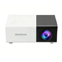 YG300 便攜式迷你投影機 360*240P 超迷你螢幕投影機，支援有線手機螢幕鏡像，USB/SD/AV/HD/Type-C 介面，附數據線，家用派對辦公口袋投影機 - 彩色 - 查看 13