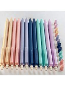 6pcs Morandi Color Pencil Set, Lightweight Retractable 0.5/0.7mm, Suitable For Drawing, Students, Comfortable Grip, Back To School - Sets - View 10