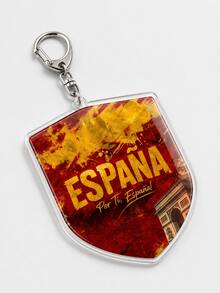 1pc/6style 2026 World Cup Themed Soccer National Team Shield Acrylic Keychain, Argentina, Portugal, Brazil, France, Germany, Spain Fan Exclusive Merchandise, Creative Sports Style Backpack Pendant, Car Rearview Mirror Ornament, Creative Gift For Boyfriend/Brother, Tournament Celebration Souvenir Phone Accessory - Multicolor - View 12