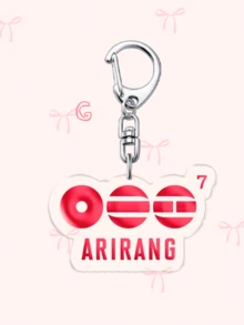 1個/7個 紅藍色 ARMY 壓克力鑰匙圈，附 ARIRANG 與 Keep Swimming 圖案，K-Pop 粉絲吊飾，適合送給 ARMY 的完美禮物，手機與背包裝飾 - 彩色 - 查看 12